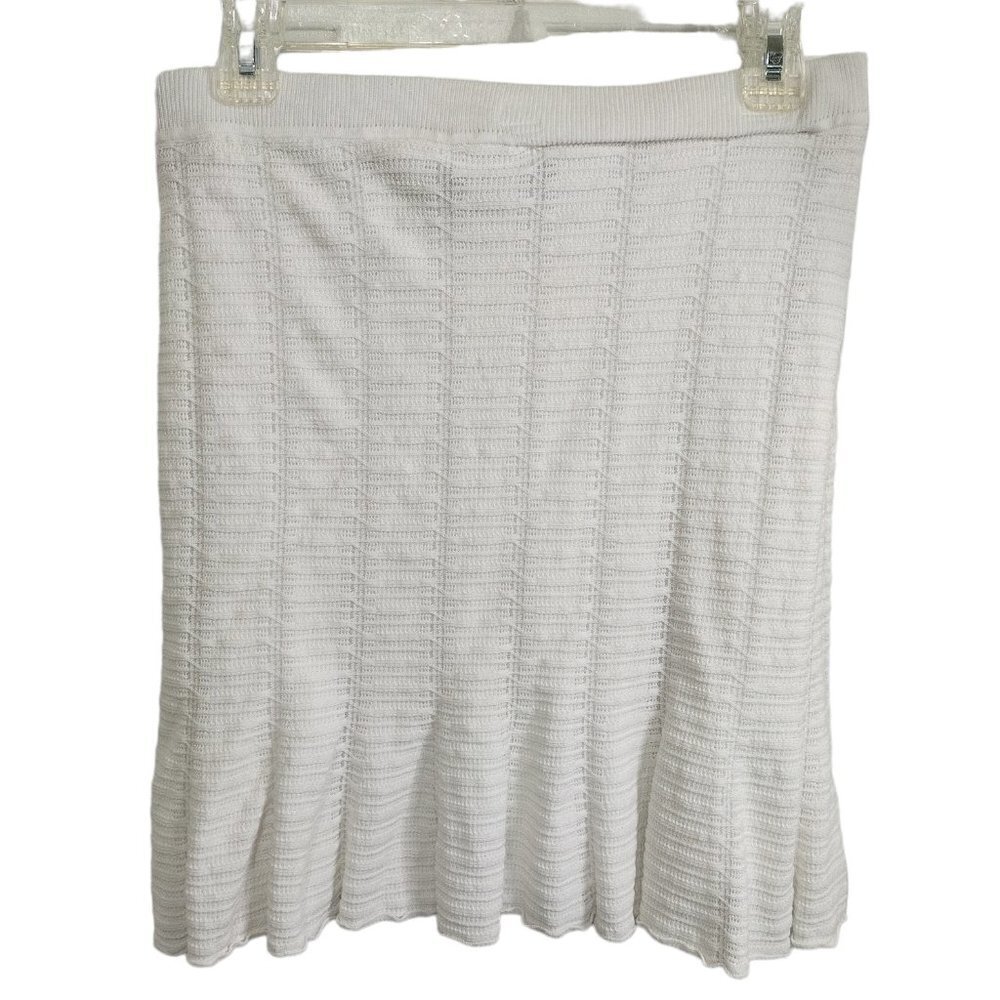 (SK 08) Rachel Roy Mini Crochet Flowy Skirt Size Large